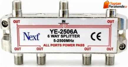 NEXT YE-2506A 1/6 5-2500 MHZ SPLİTTER